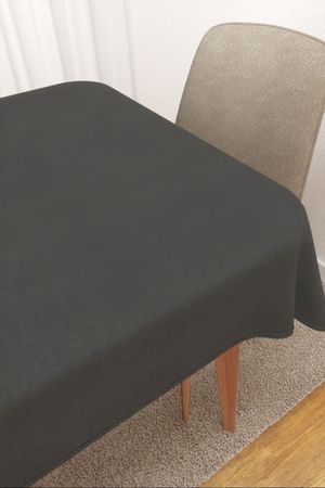 Tischdecke eckig in schwarz