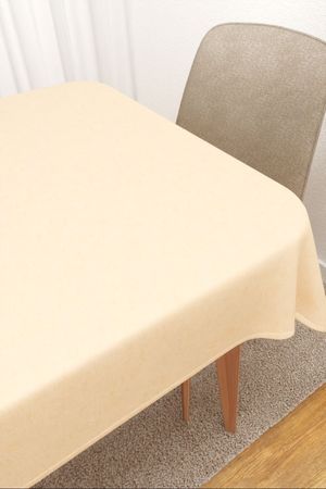 Tischdecke eckig in beige