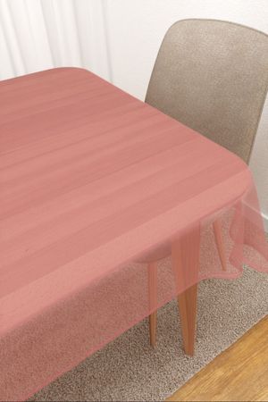 Tischdecke eckig in Rosa