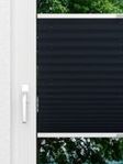 Plissee Krepp Black Out 4125.4259 Fensteransicht