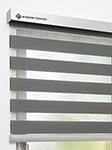 Doppelrollo Alkes 5509.7007 Fensteransicht